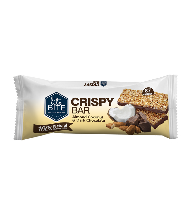 Almond Coconut Crispy Bar - لوز وجوز هند كرسبي بار