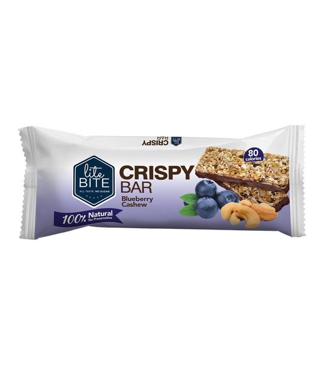 Blueberry Cashew Crispy Bar - توت وكاچو كرسبي بار