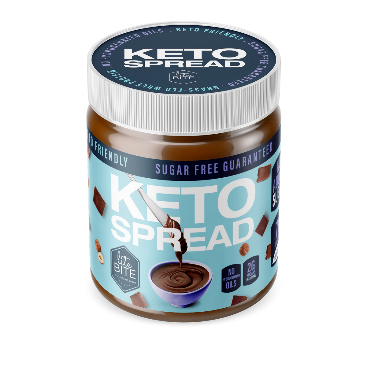 Keto Hazelnut Chocolate Spread - شوكولاتة سبريد كيتو بالبندق