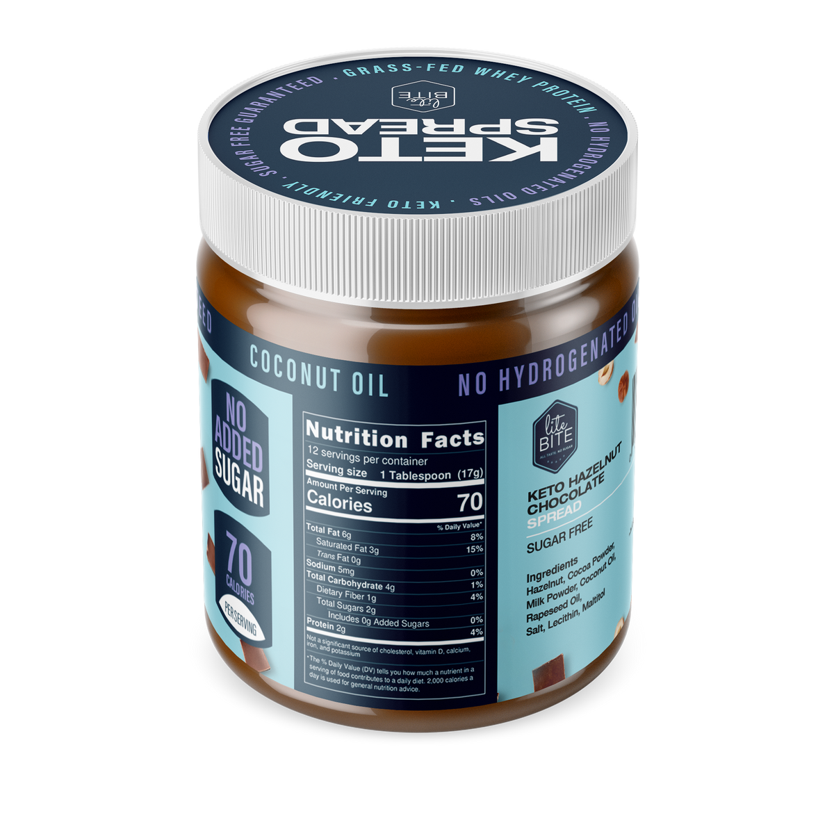 Keto Hazelnut Chocolate Spread - شوكولاتة سبريد كيتو بالبندق