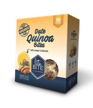 Quinoa Date Bites - Orange